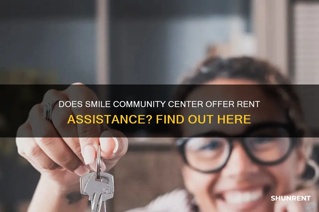 does smile community center help with rent