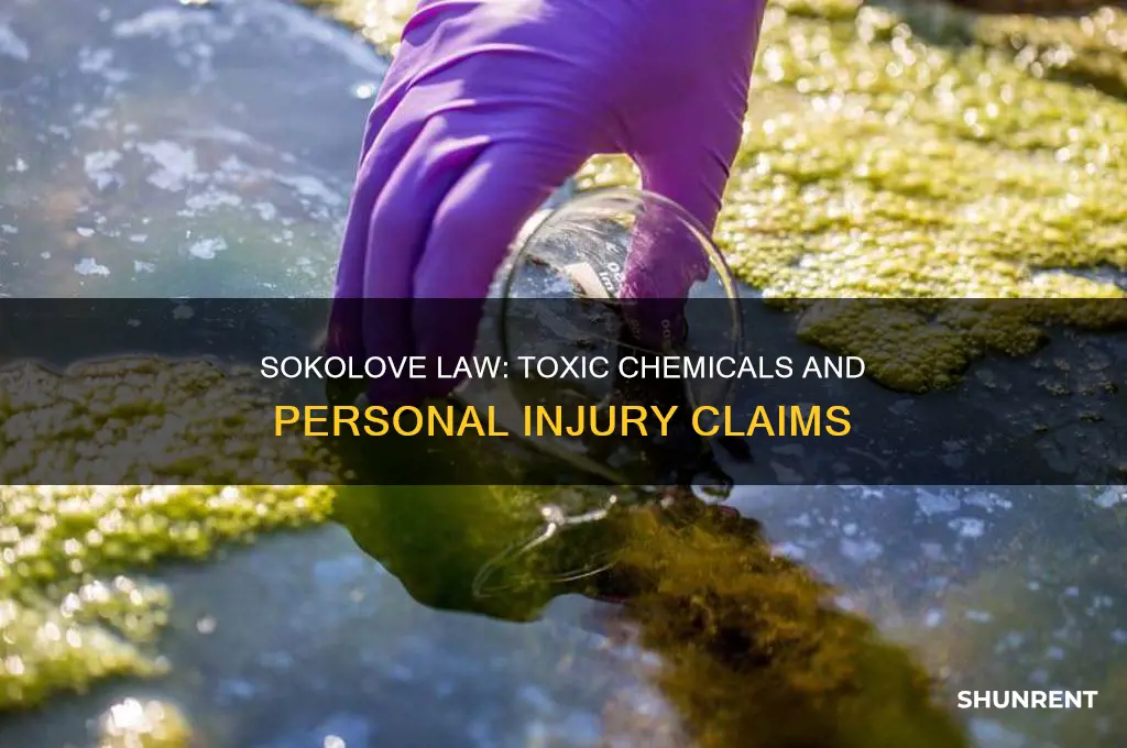 does sokolove do cases about rent related toxic chemicalspersonal injury