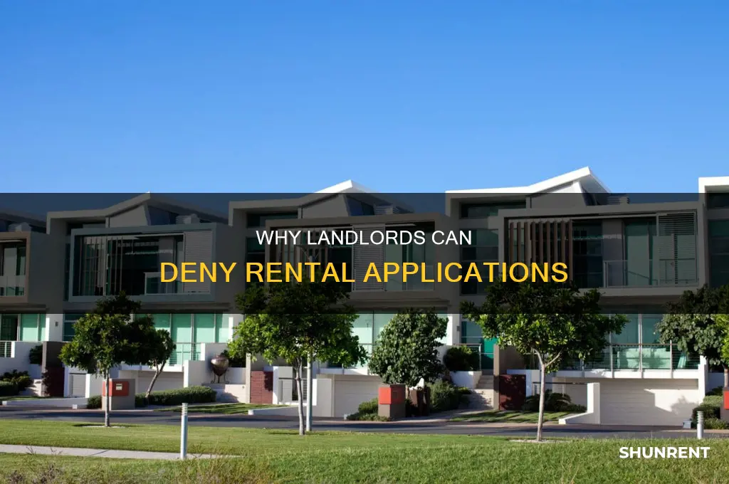 does someone need a reason to not rent to someone