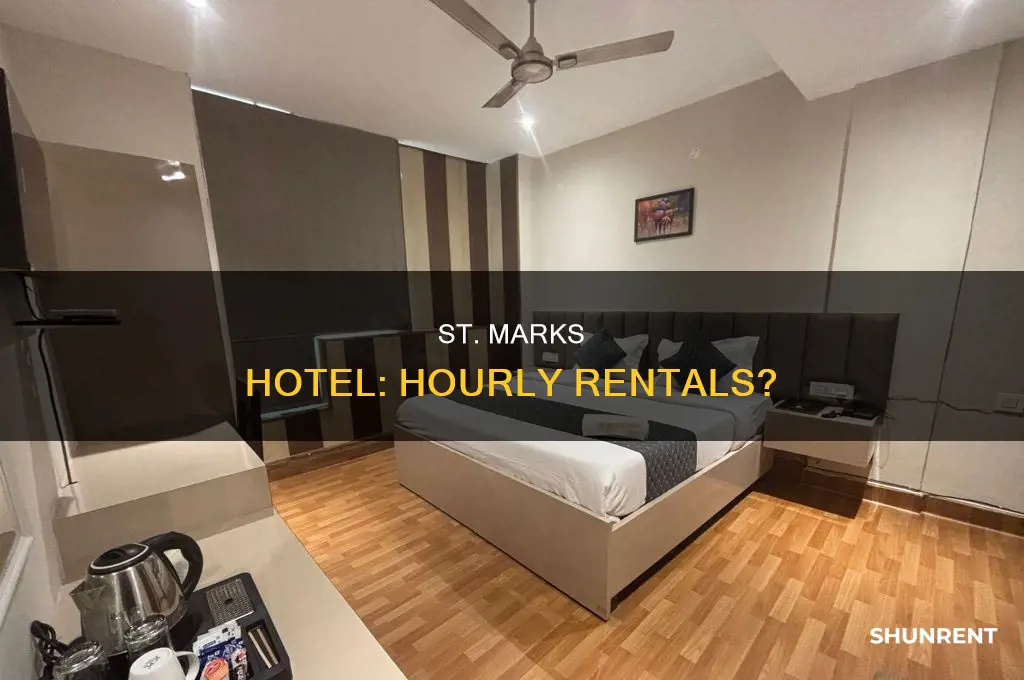 does st marks hotel rent by the hour