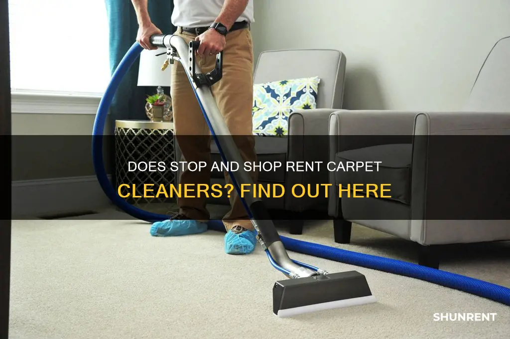 does stop and shop rent carpet cleaners