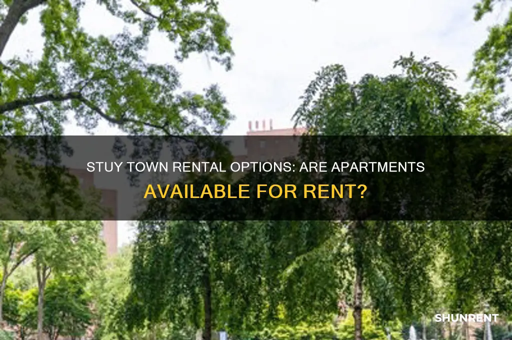 does stuy town have apts for rent