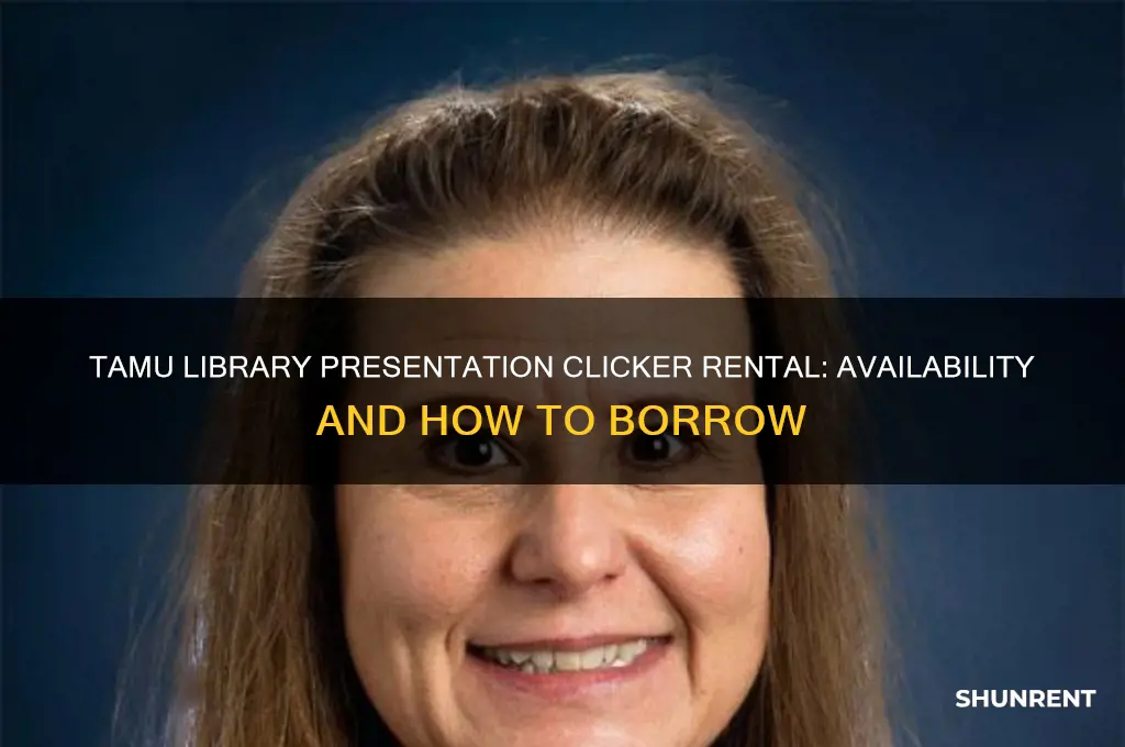 does tamu library rent out presentation clickers