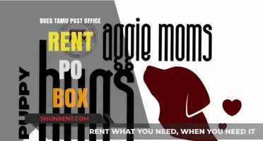 Does TAMU Post Office Offer PO Box Rentals? Find Out Here