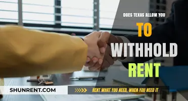 Can Texas Tenants Withhold Rent? Legal Rights and Responsibilities Explained