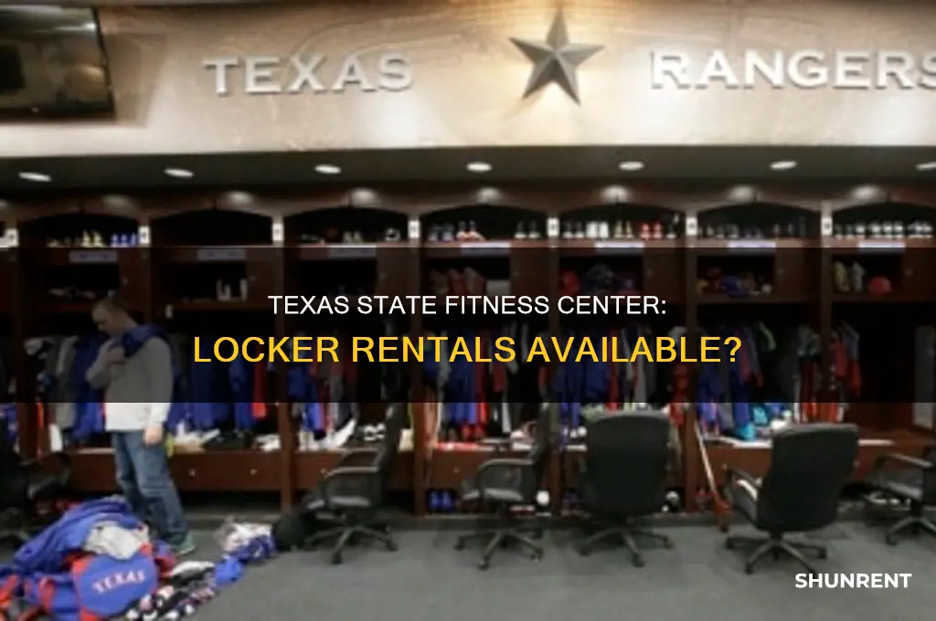 does texas state rent lockers in the fitness center