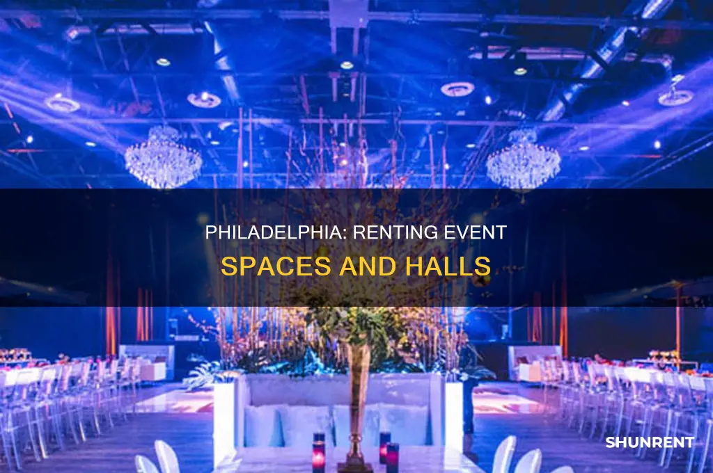does the city of philadelphia have hall for rent