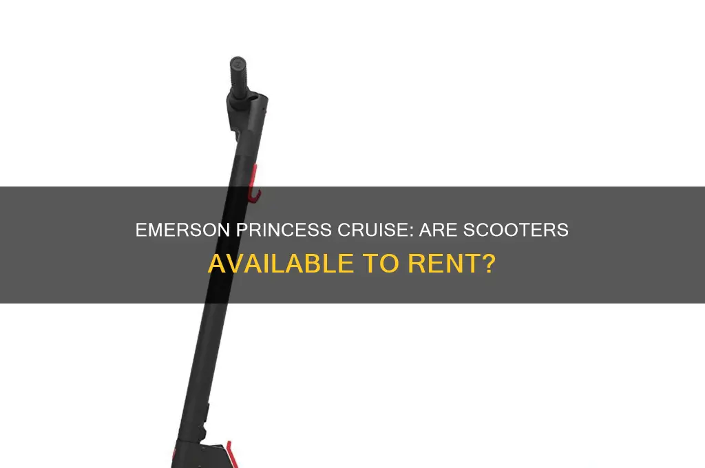 does the emerson priness cruise ship have scooters to rent