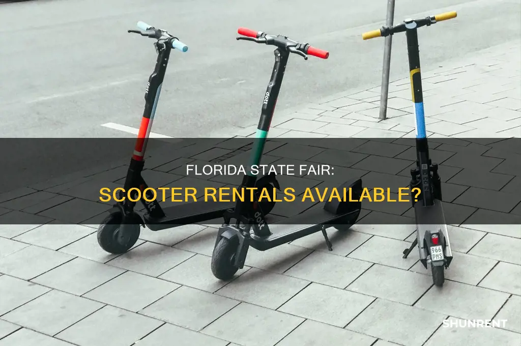 does the fl state fair have scooters to rent