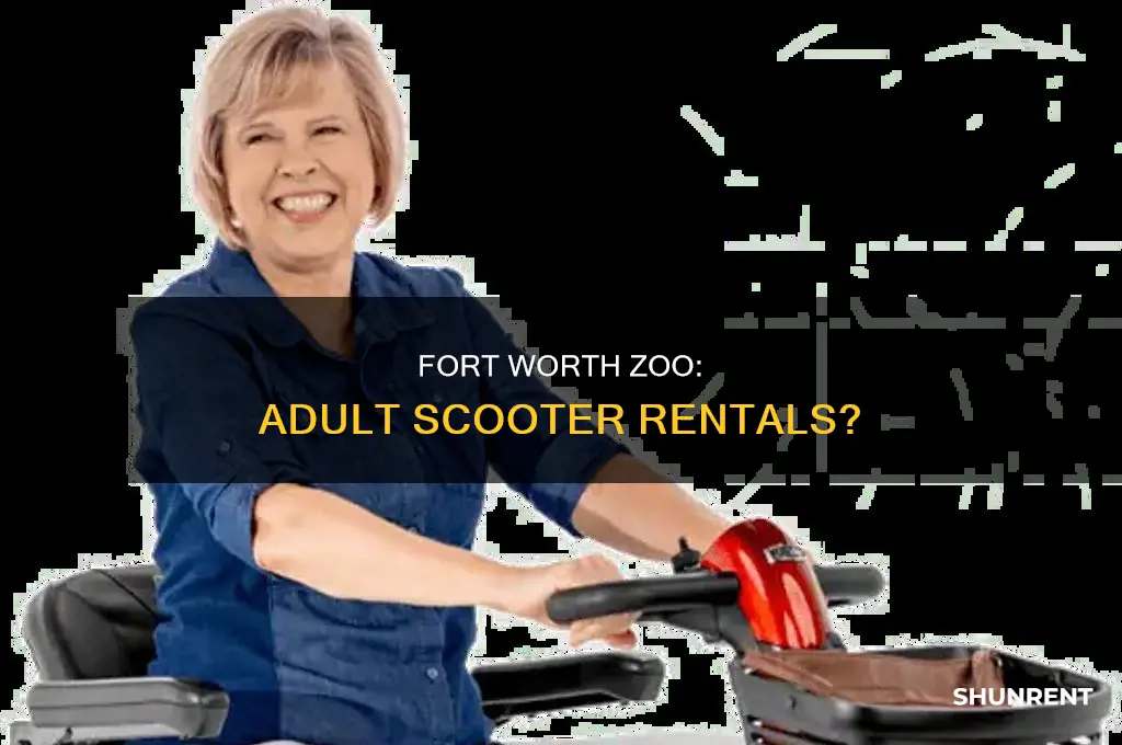does the fort worth texas zoo rent scooters for adults