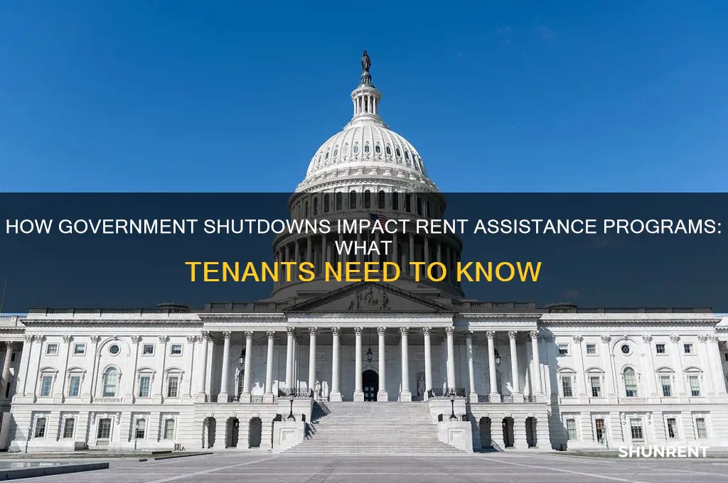 does the government shutdown affect rent assistance