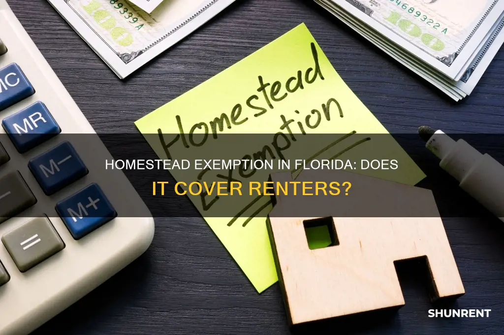does the homestead exemption in florida cover someone who rents
