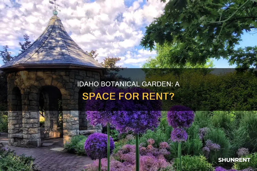 does the idaho botanical garden rent their space for fundraisers