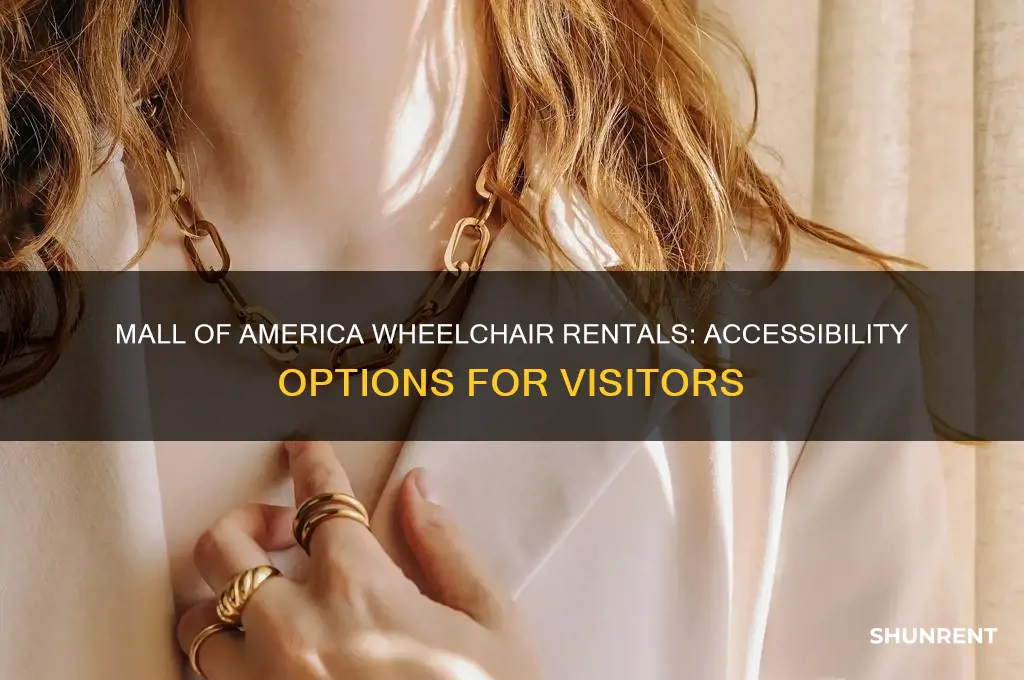 does the mall of america rent wheelchairs