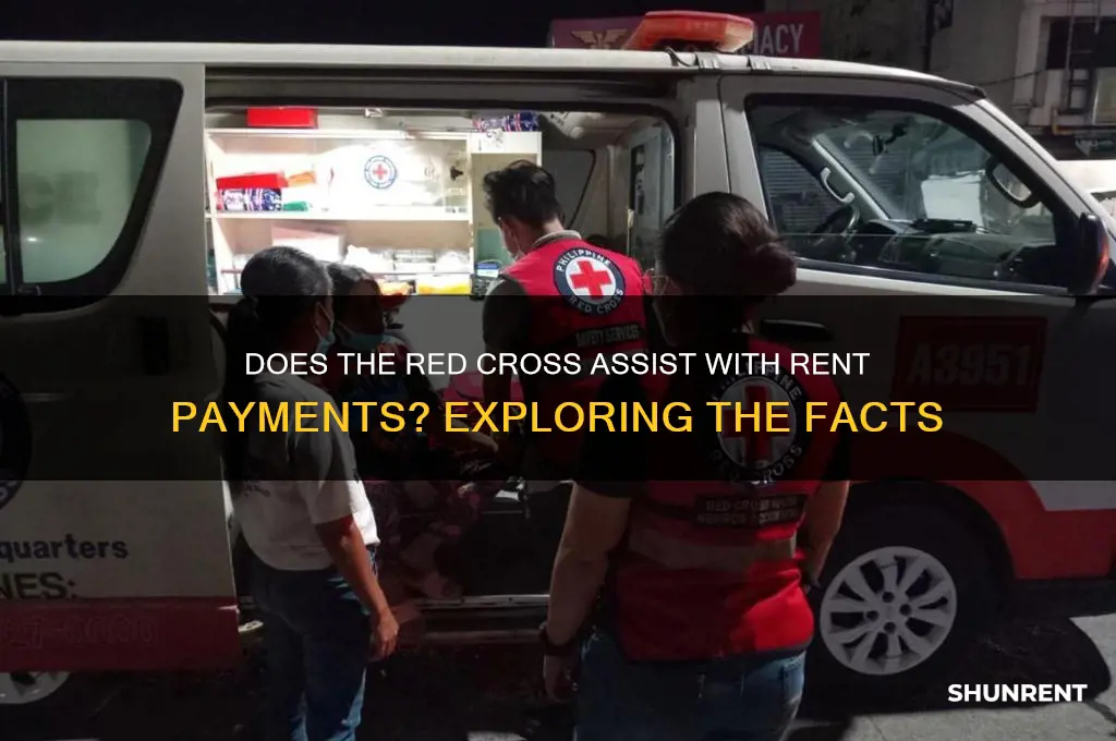 does the red cross help with rent