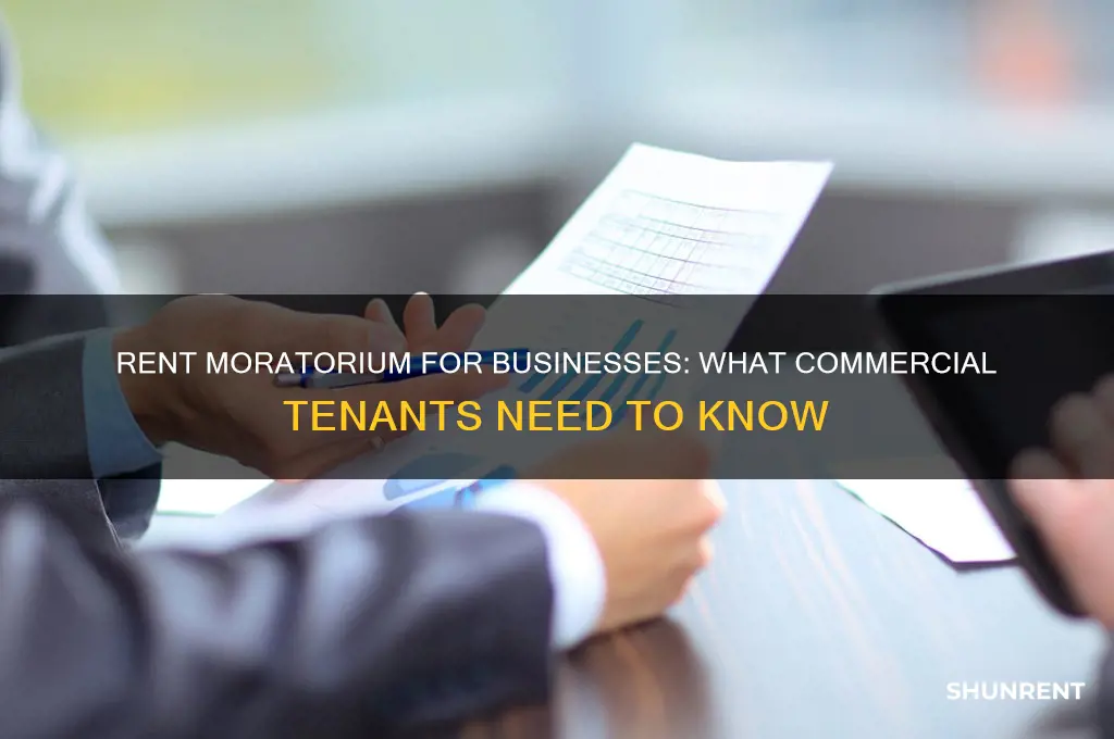 does the rent moratorium apply to businesses
