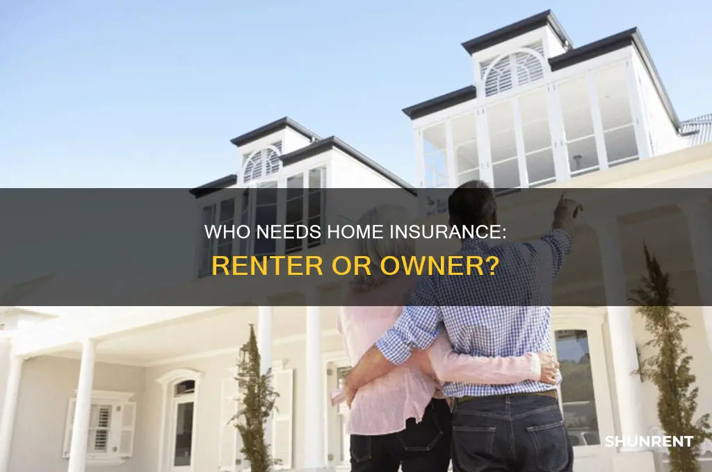 does the renter or owner need homeowners insurance