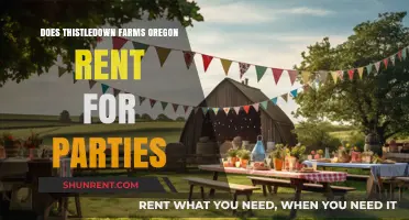 Thistledown Farms Oregon: Party Rental Options and Availability