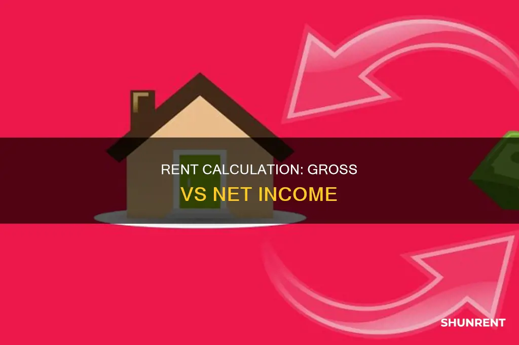 does three times the rent include gross or net