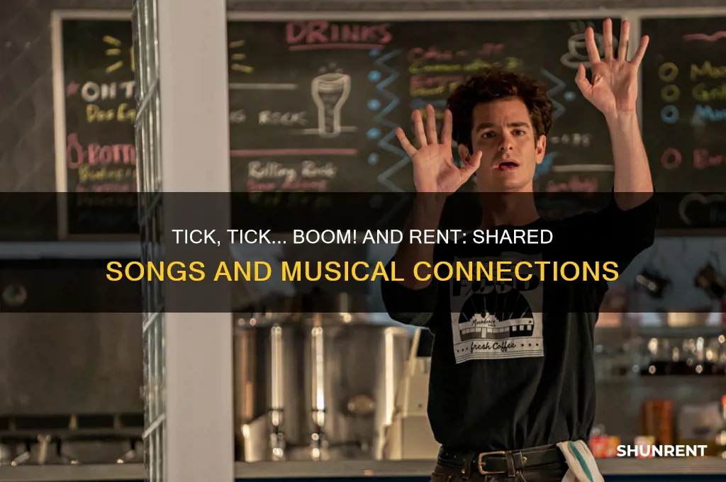 does tick tick boom have rent songs