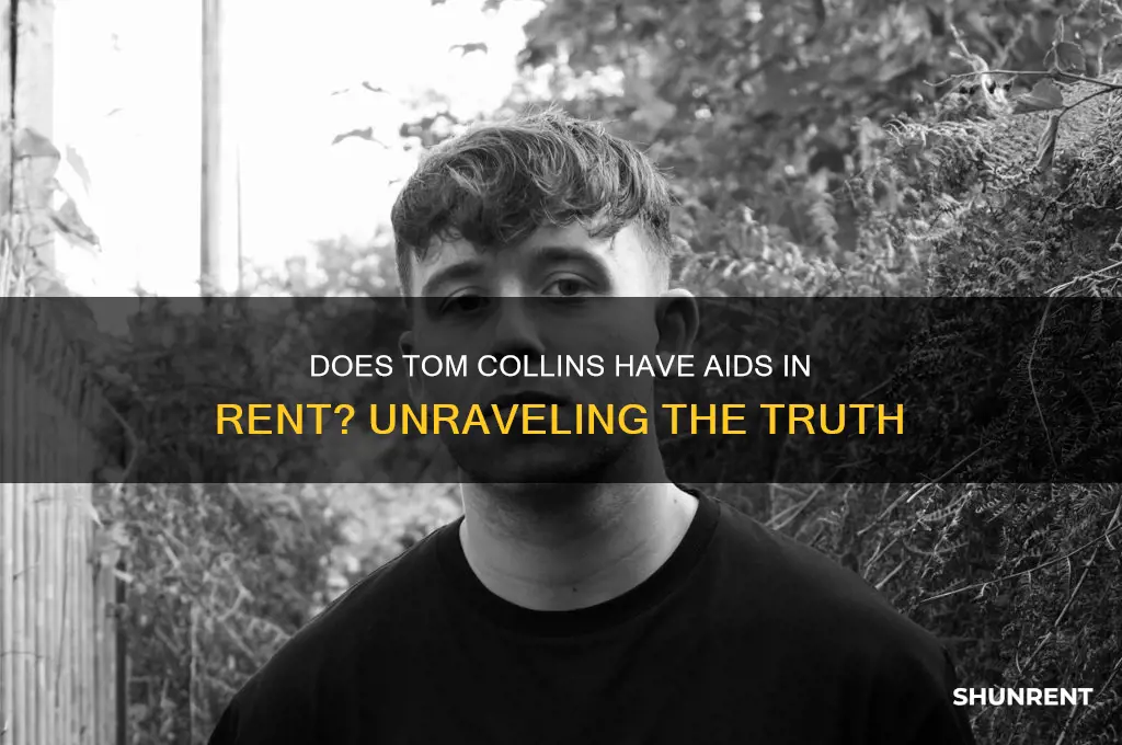 does tom collins have aids in rent