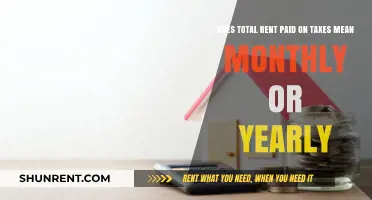 Rent Paid on Taxes: Yearly or Monthly?