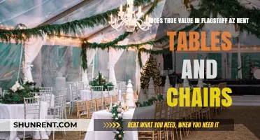 Rent Tables and Chairs at True Value in Flagstaff, AZ?