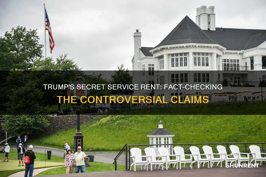 does trump charge the secret service rent