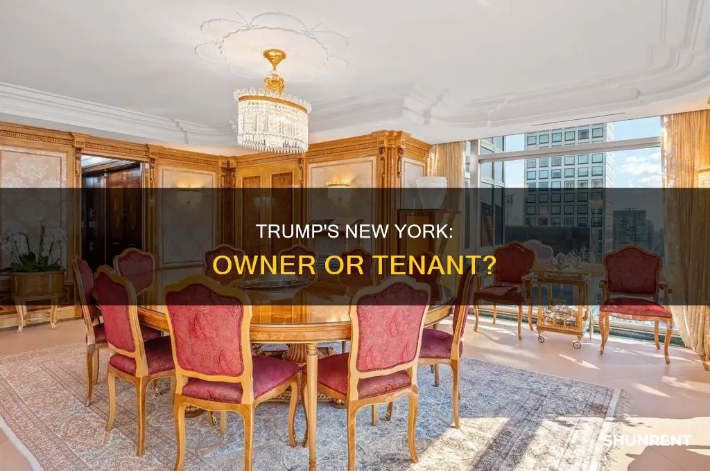 does trump own buildings in new york and rent them