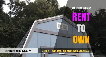 Does Tuff Shed Offer Rent-to-Own Options? A Comprehensive Guide