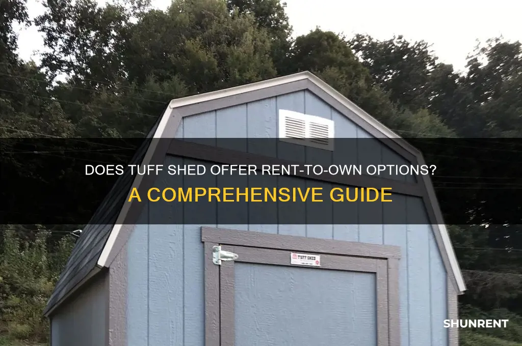 does tuff shed do rent to own