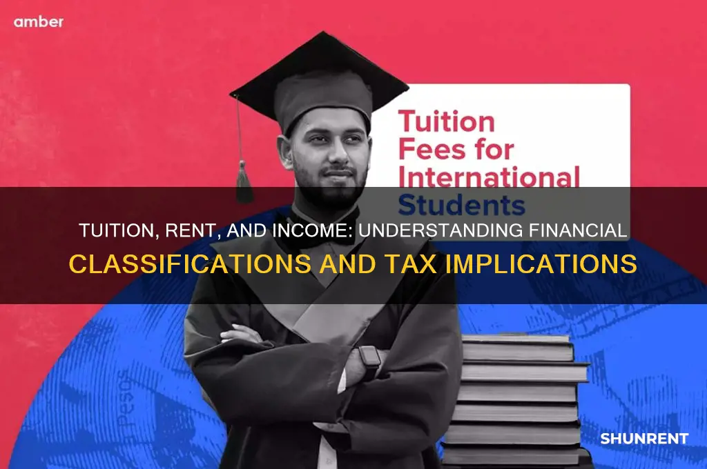 does tuition and rent count as income