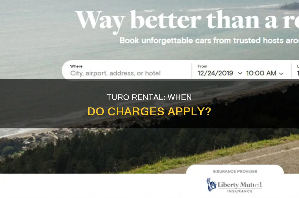 does turo charge when you rent or pickup