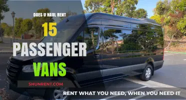Does U-Haul Offer 15-Passenger Van Rentals? Find Out Here