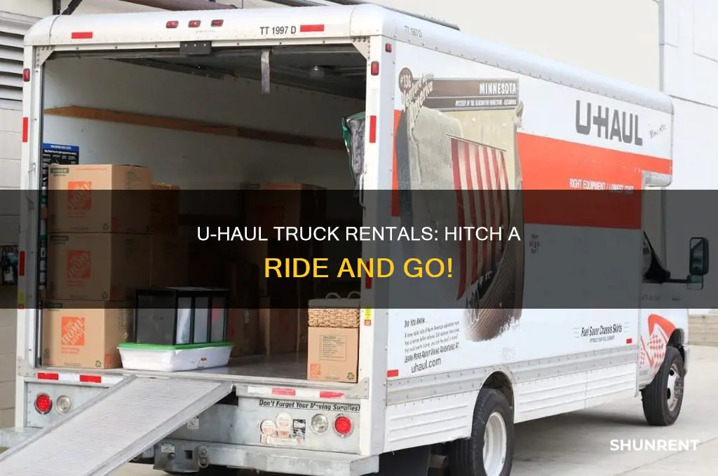 does u haul rent pickup trucks with hitches