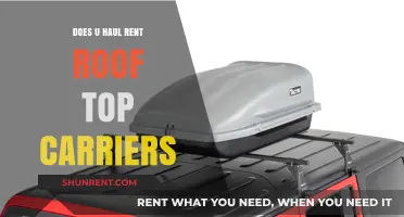 Does U-Haul Rent Roof Top Carriers? A Comprehensive Guide
