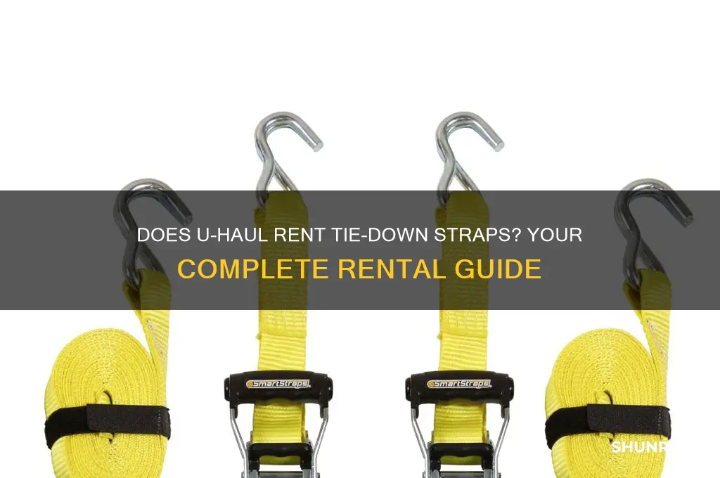 does u haul rent tie down straps