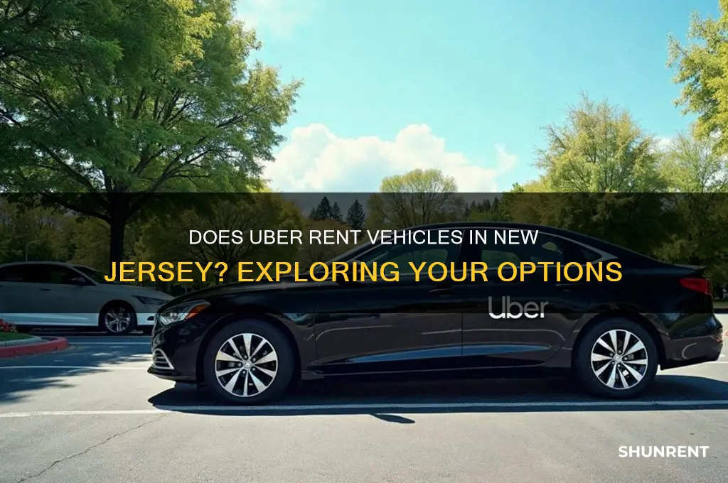 does uber rent vehicles in new jersey