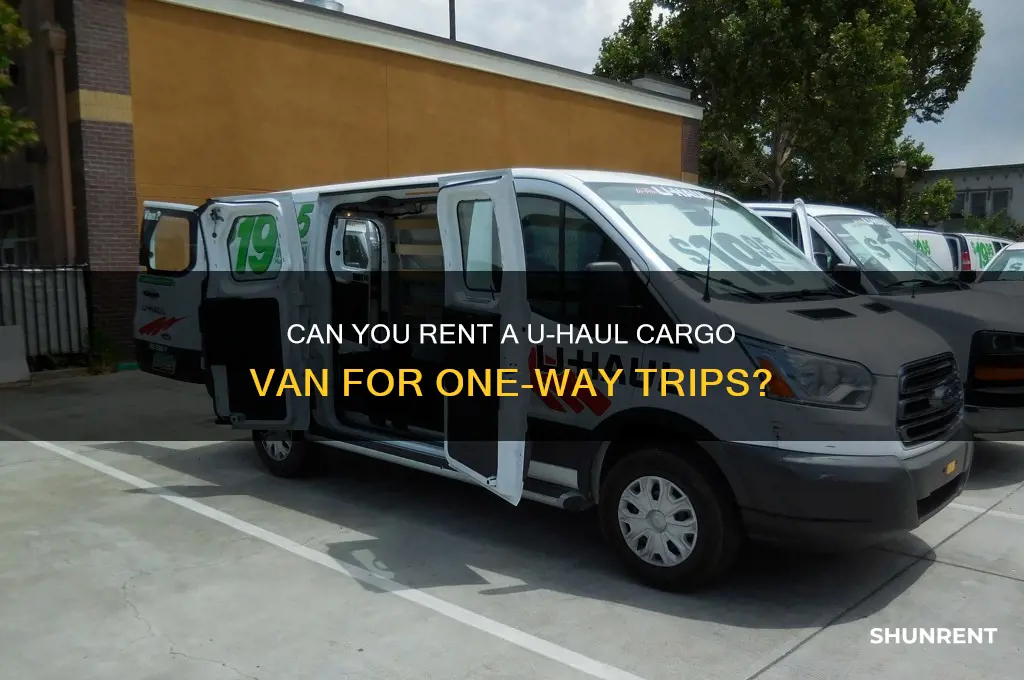 does uhaul rent cargo van one way