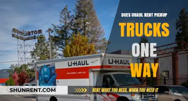 Can You Rent U-Haul Pickup Trucks for One-Way Trips?