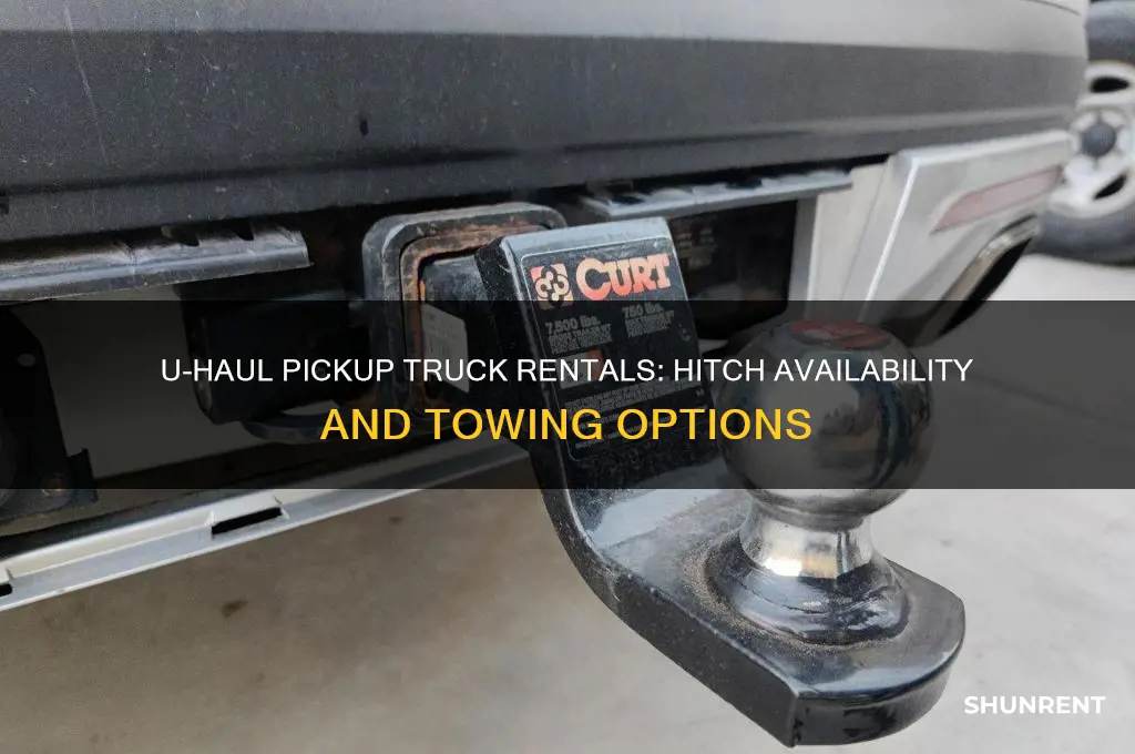 does uhaul rent pickup trucks with hitches