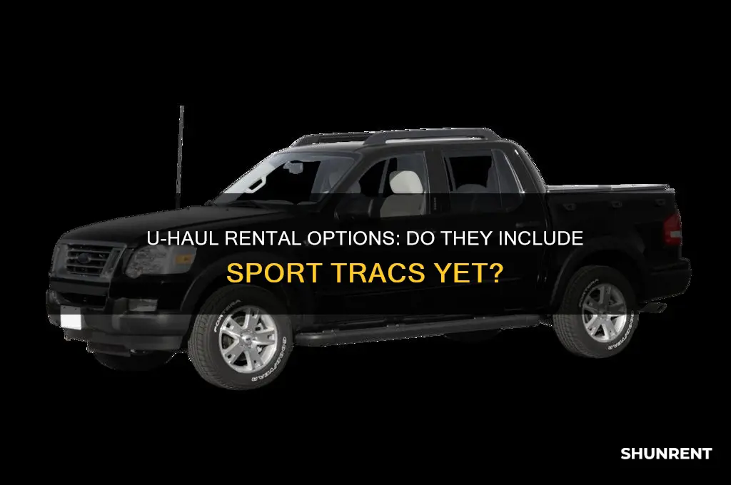 does uhaul rent to sport tracs yet