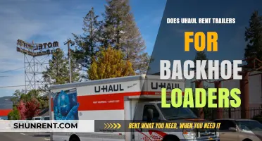 Can You Rent U-Haul Trailers for Backhoe Loaders? Find Out Here