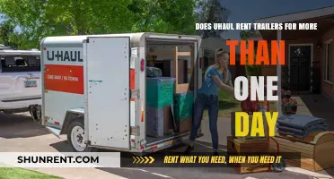 How to Rent U-Haul Trailers for Multiple Days