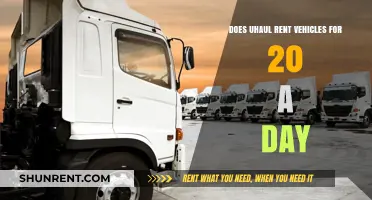 U-Haul Rentals: Are $20 Daily Rates Possible?