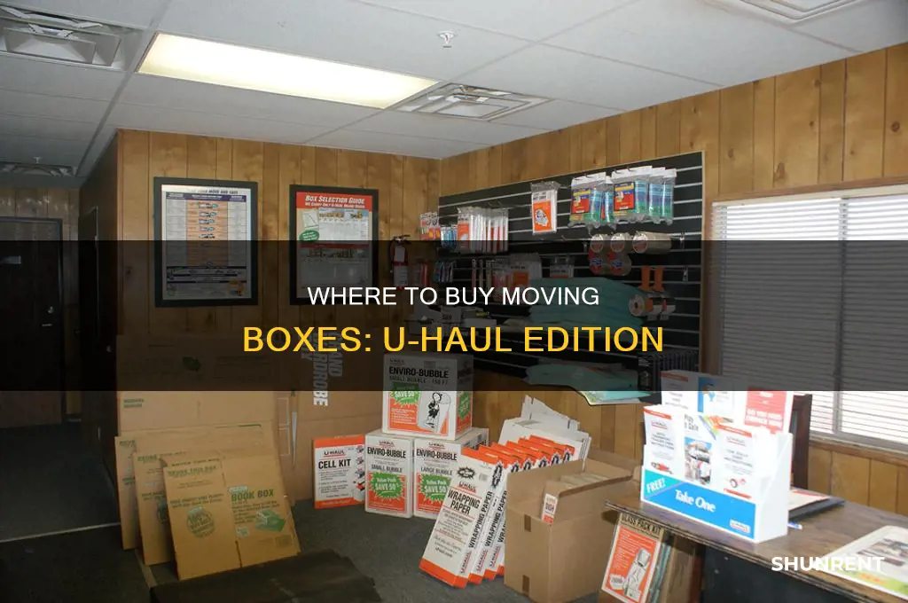 does uhaul sell boxes without renting a truck