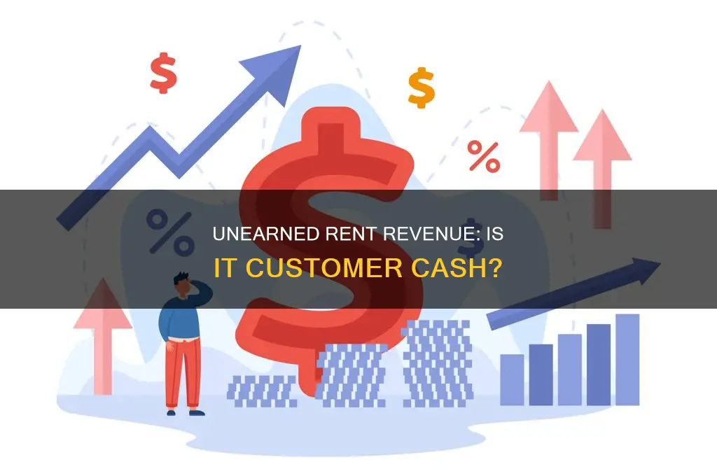 does unearned rent revenue go under cash received from customers