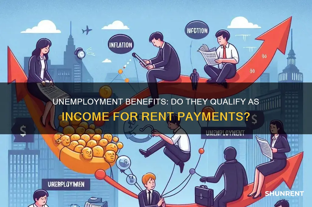 does unemployment count as income for rent