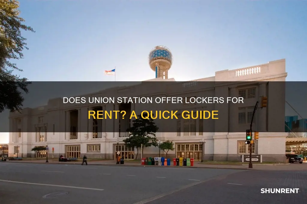 does union statuon have locker for rent