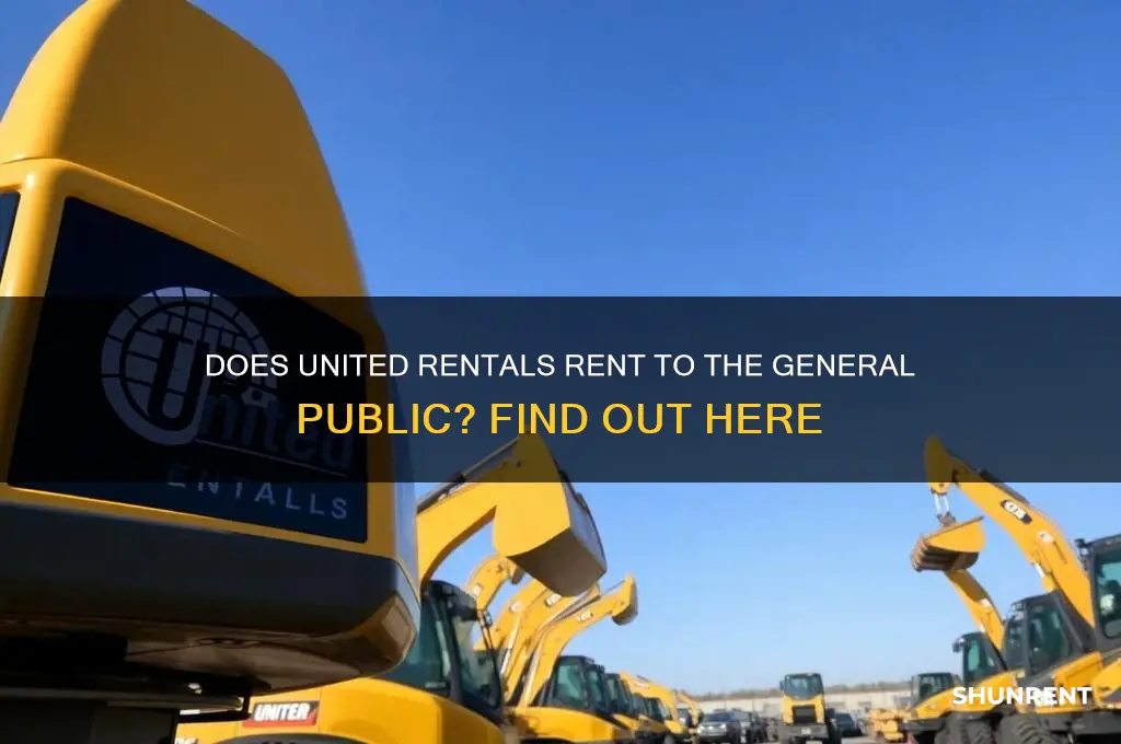 does united rentals rent to general public